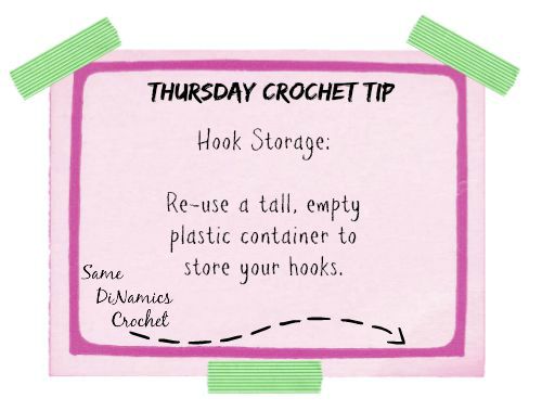 Thursday Crochet Tip Hook Storage