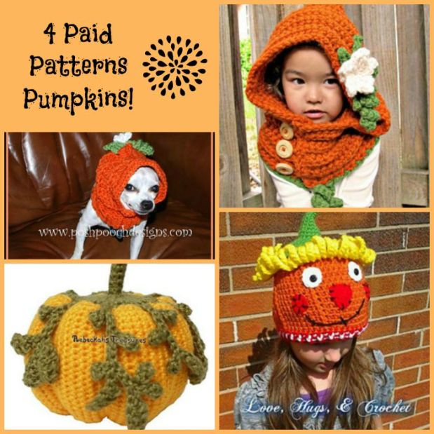 Paid Pattern Pumpkin Collage