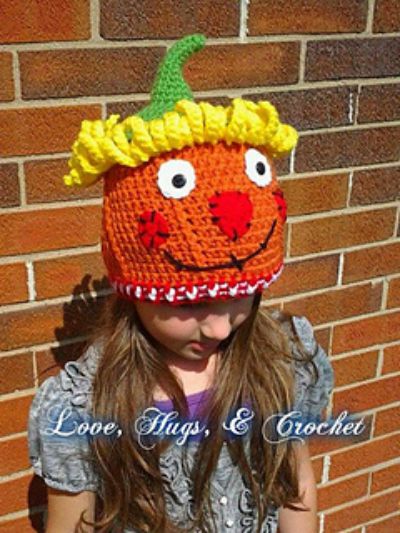 Pumpkin Hat with Character